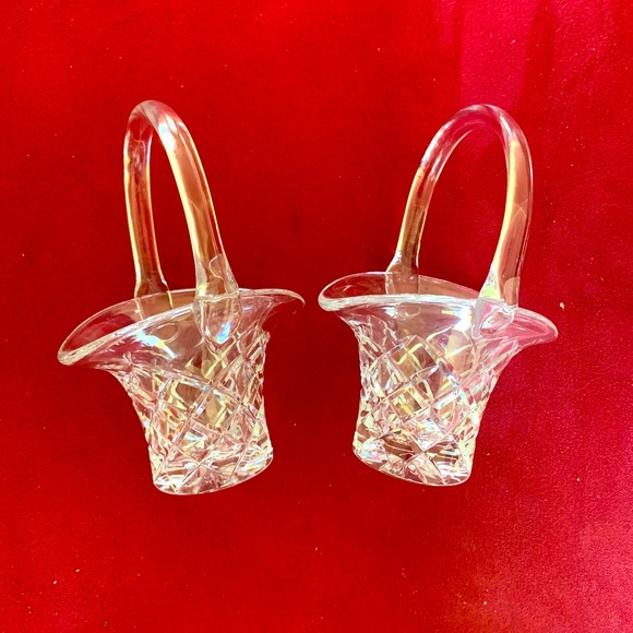 Other - Vintage Crystal baskets